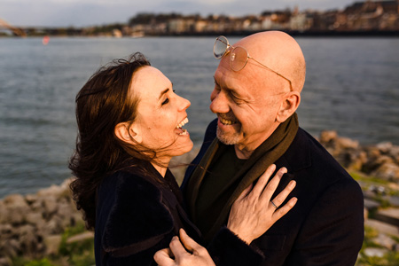 loveshoot bij zonsondergang
