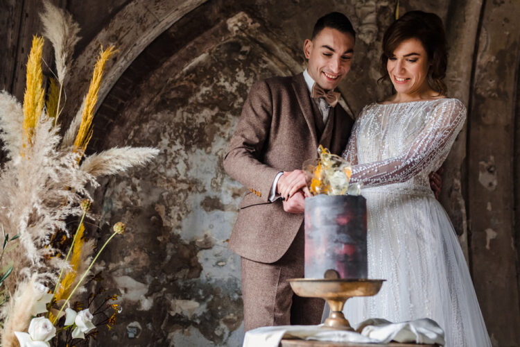 metaal kathedraal fotoshoot