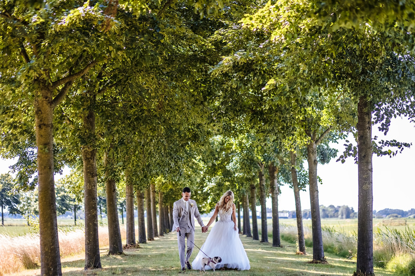 bruidsreportage met hond