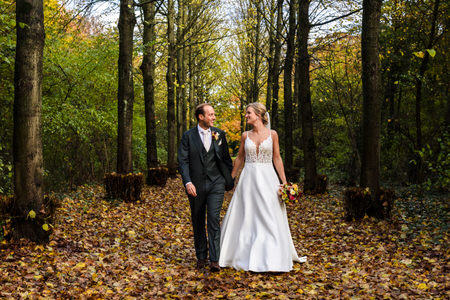 herfstbruiloft op sparrendaal