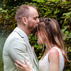 foto met bruidspaar bij recensie