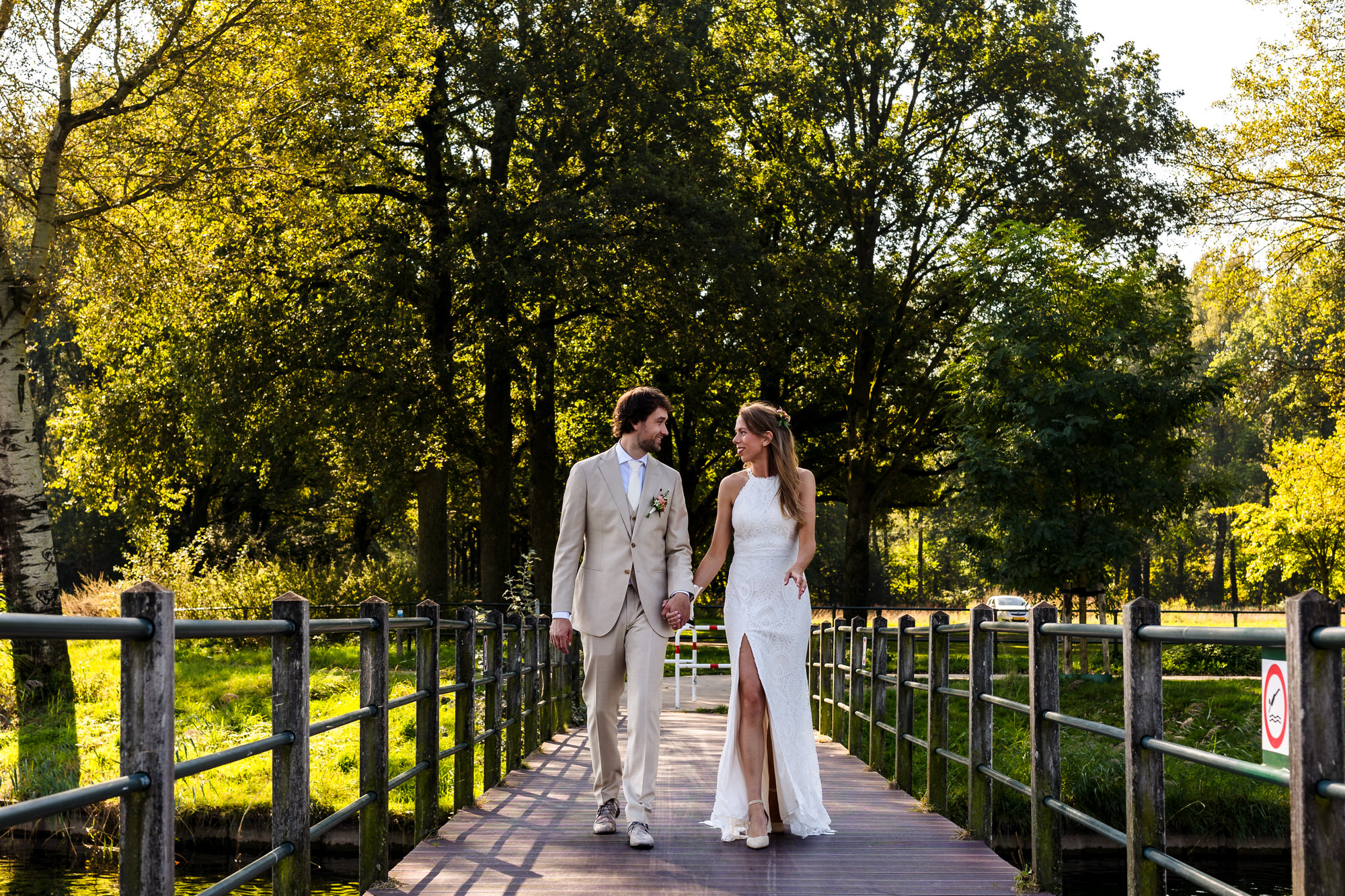bruidsreportage in de omgeving van hofstede de middelburg
