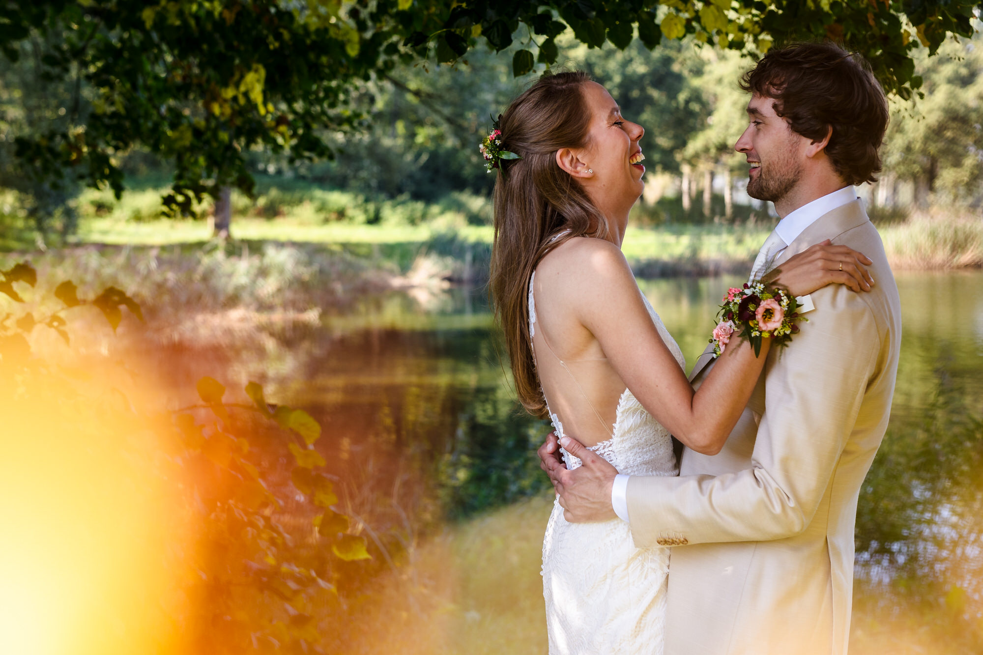 bruidsreportage in de omgeving van hofstede de middelburg