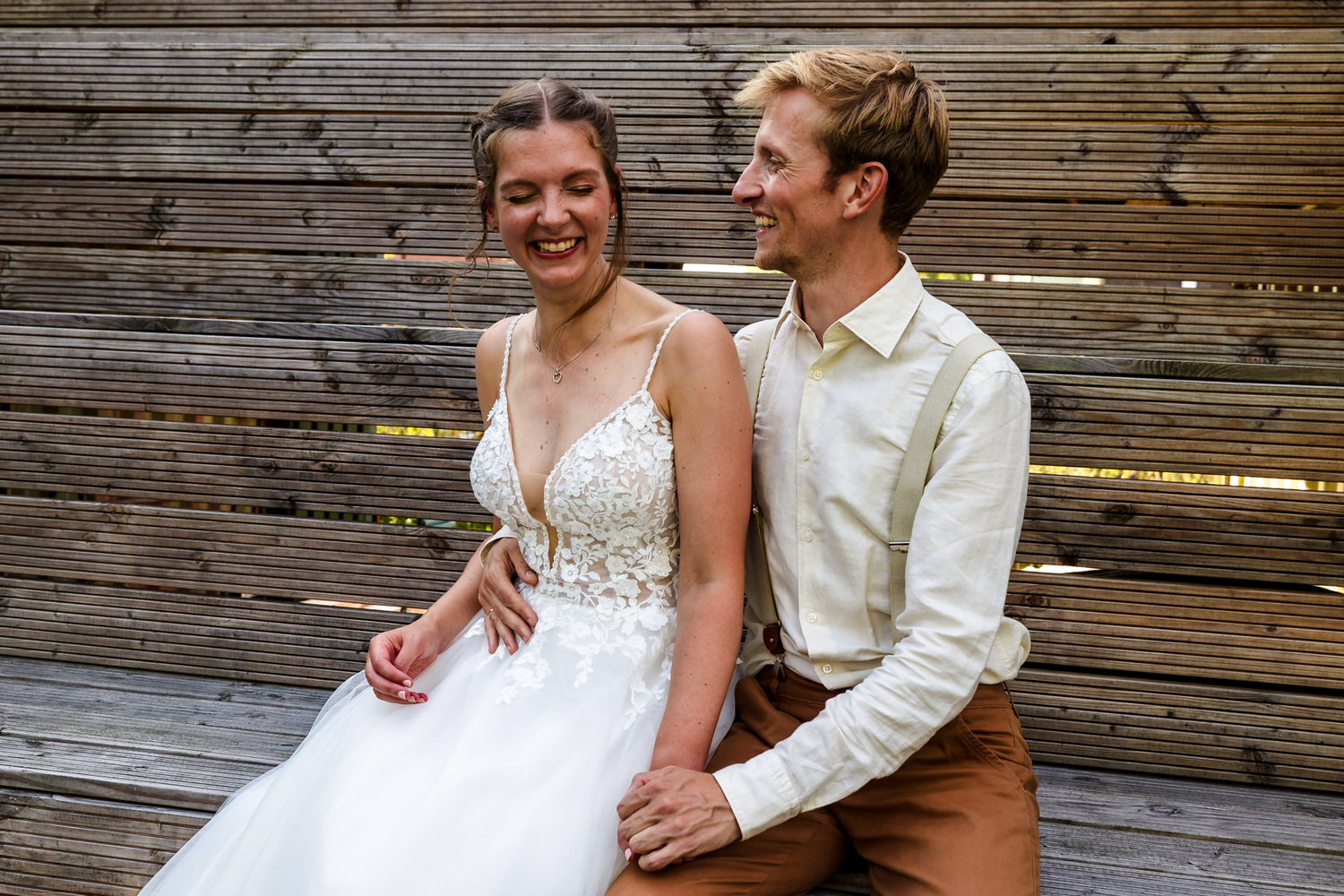 fotoshoot met bruidspaar