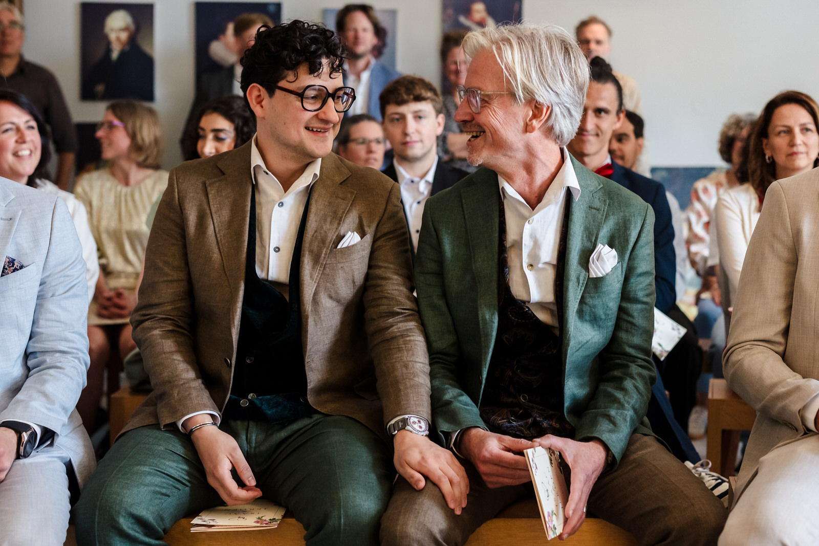 trouwceremonie in het gemeentehuis van utrecht