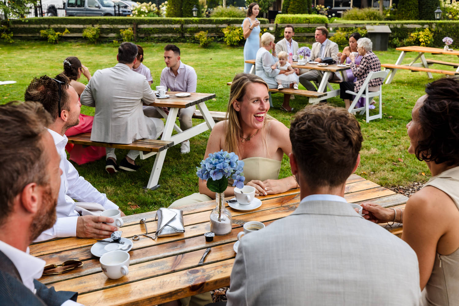 borrel tijdens bruiloft