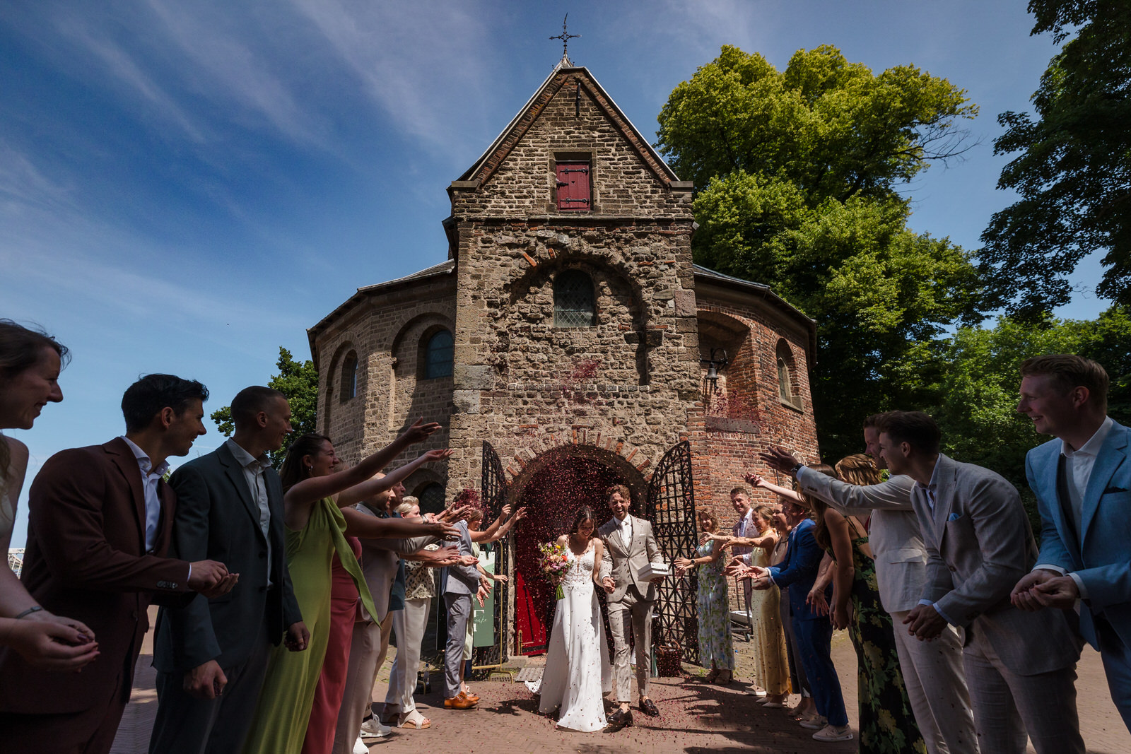 trouwfotograaf nijmegen ceremonie in valkhofkapel