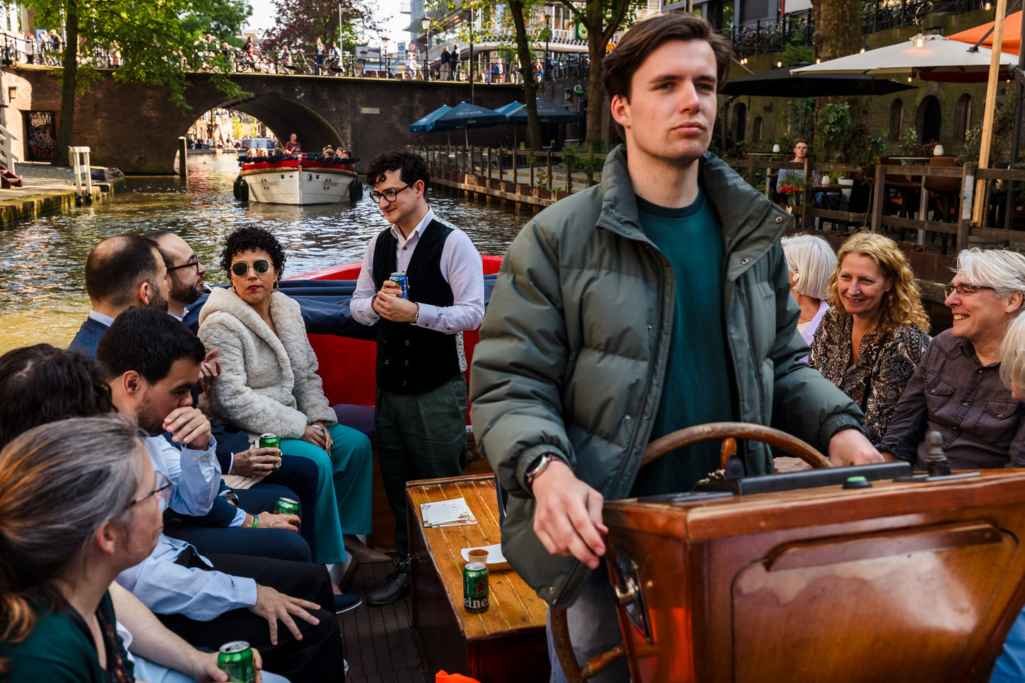 bruiloftsreceptie op een boot in utrecht