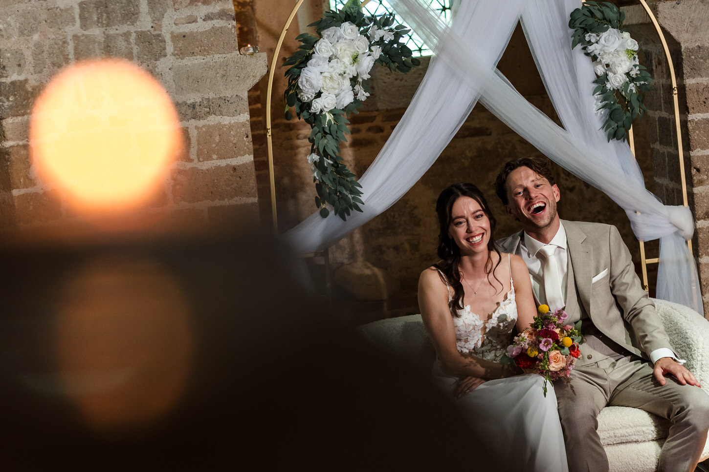 trouwceremonie in de valkhofkapel in nijmegen