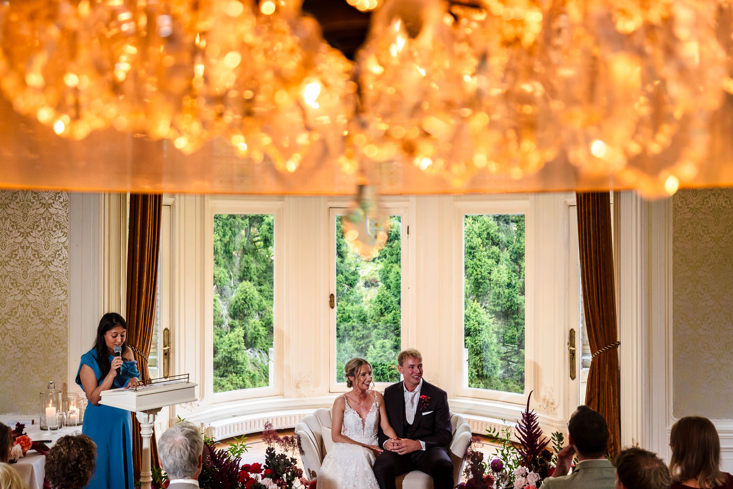 ceremoniezaal van kasteel de hooge vuursche in baarn